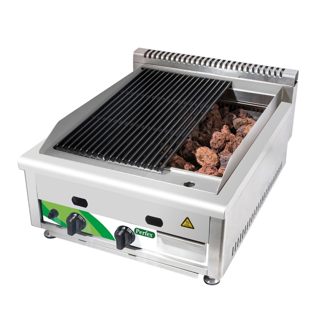 Euopean style Gas lava rock grill